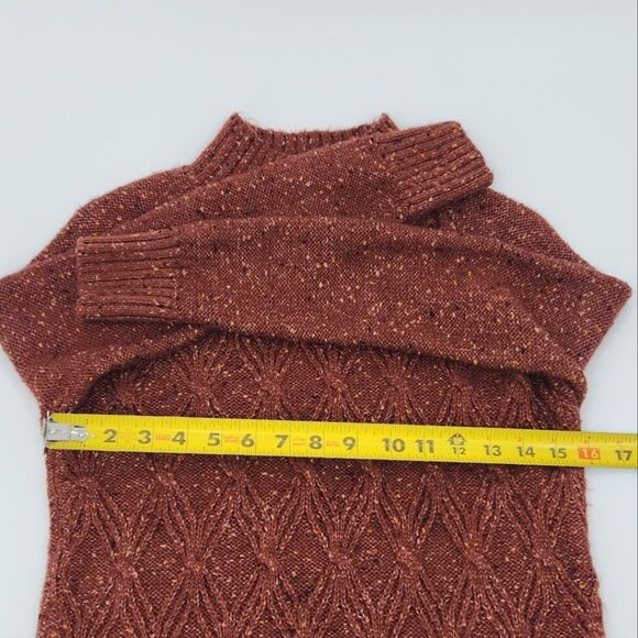 Loft Turtleneck Sweater Women Size XS  Flecked Chunky Knit Winter Fall Cabincore - Picture 4 of 7